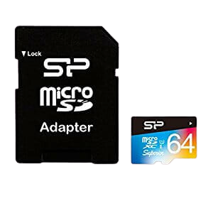 כרטיס זיכרון  Silicon Power microSD ELITE 64GB