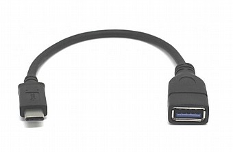 כבל Gold Touch מחיבור USB 3.1 Type-C זכר לחיבור OTG USB 3.0 נקבה באורך 0.2 מטר CH-USB3-1-USB3OTG