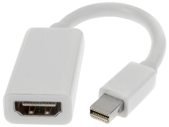 מתאם אקטיבי מחיבור Mini Display Port לחיבור HDMI נקבה באורך 0.2 מטר Gold Touch